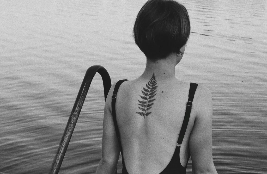 leaf spine tattoo