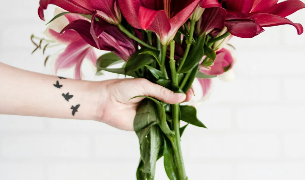 a simple tattoo on hand